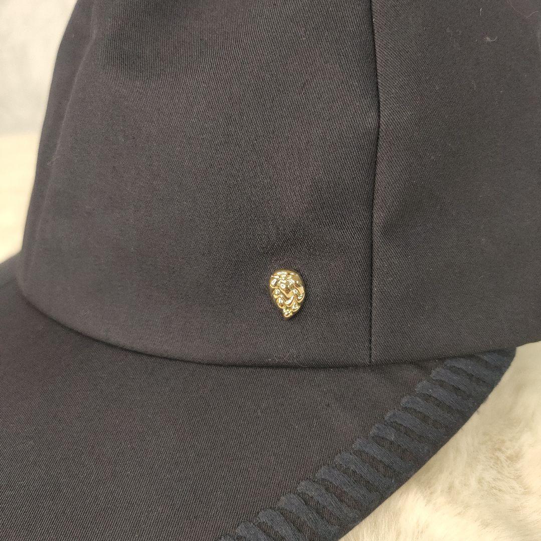 極美品✨ヘレンカミンスキー DELPHIAネイビーキャップ　ネイビー