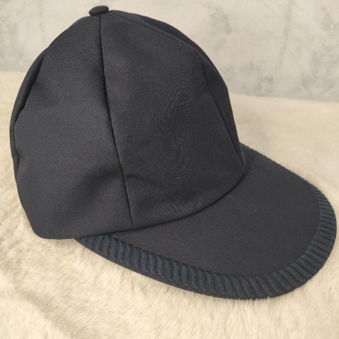 極美品✨ヘレンカミンスキー DELPHIAネイビーキャップ　ネイビー