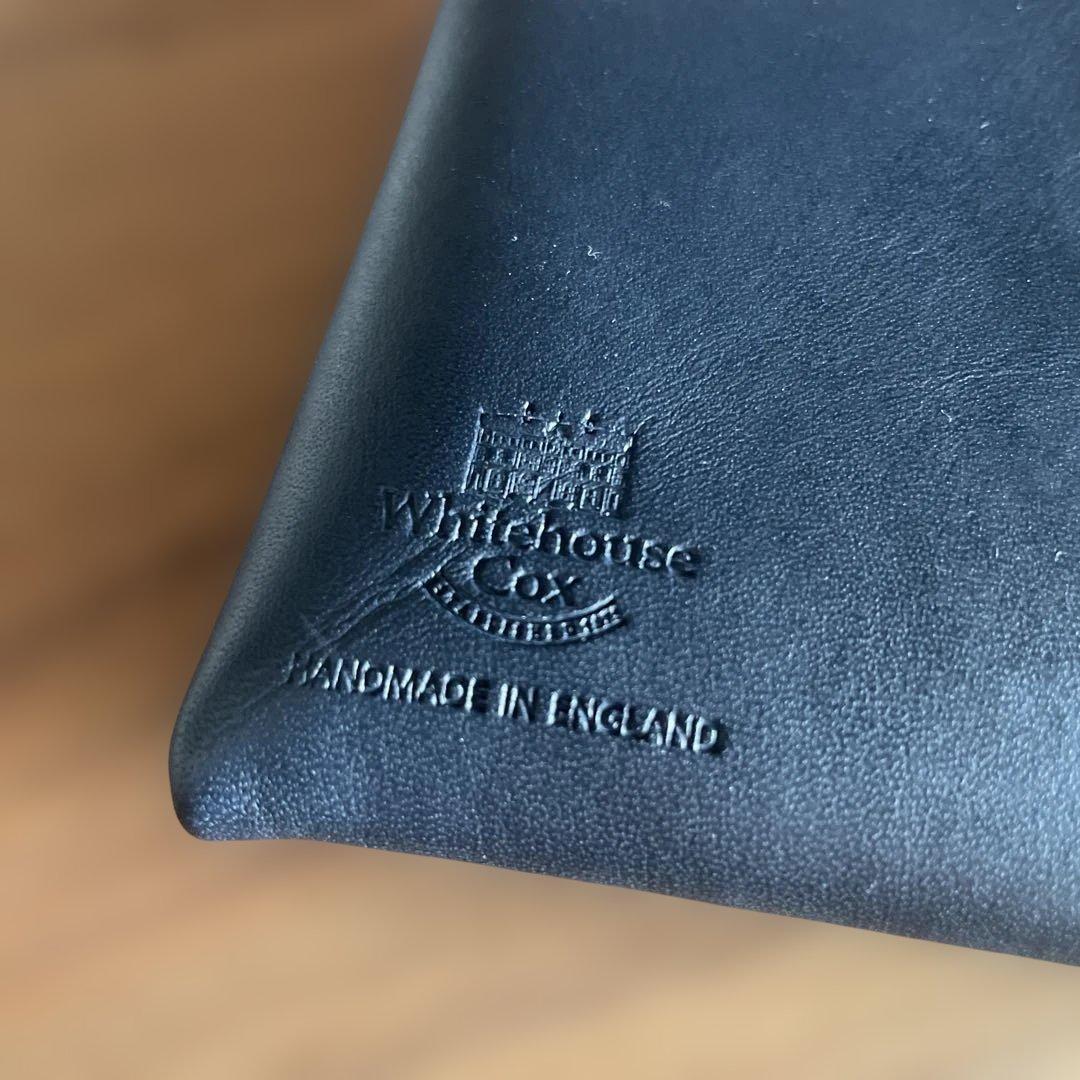 新品 紺 ホワイトハウスコックス 財布 マルチ ウォレット パース PURSE