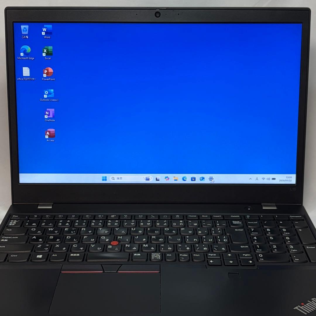美品 ThinkPad L15 Gen1 第10世代 i5 15.6型 オフィス
