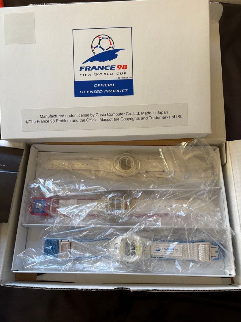 CASIO FRANCE 98 FIFA WORLD CUP BABY-G 3本
