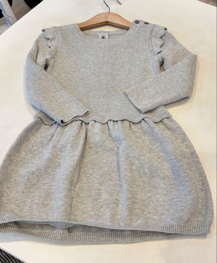 プチバトーニットワンピース　24m 新品未使用