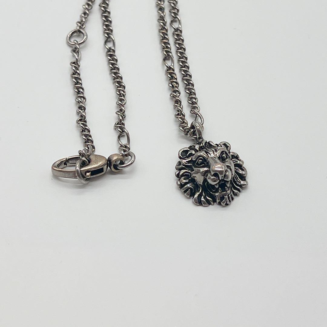 GUCCI グッチ　ライオンヘッド ネックレス グッチ アニマル　ネックレス