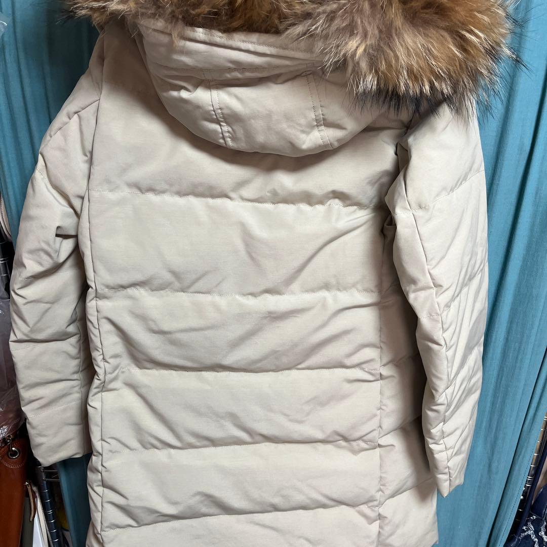 ま*め様 DANTON ベージュ ダウンジャケット