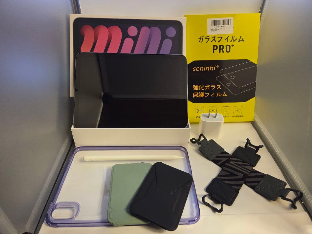 【訳あり】iPadmini6 パープル 64GB Wi-Fi 箱・おまけ付き