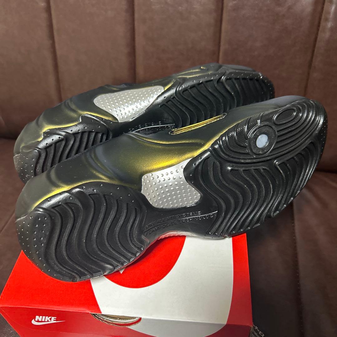 Nike Air Foamposite One 10.5 ゴールド/ブラック