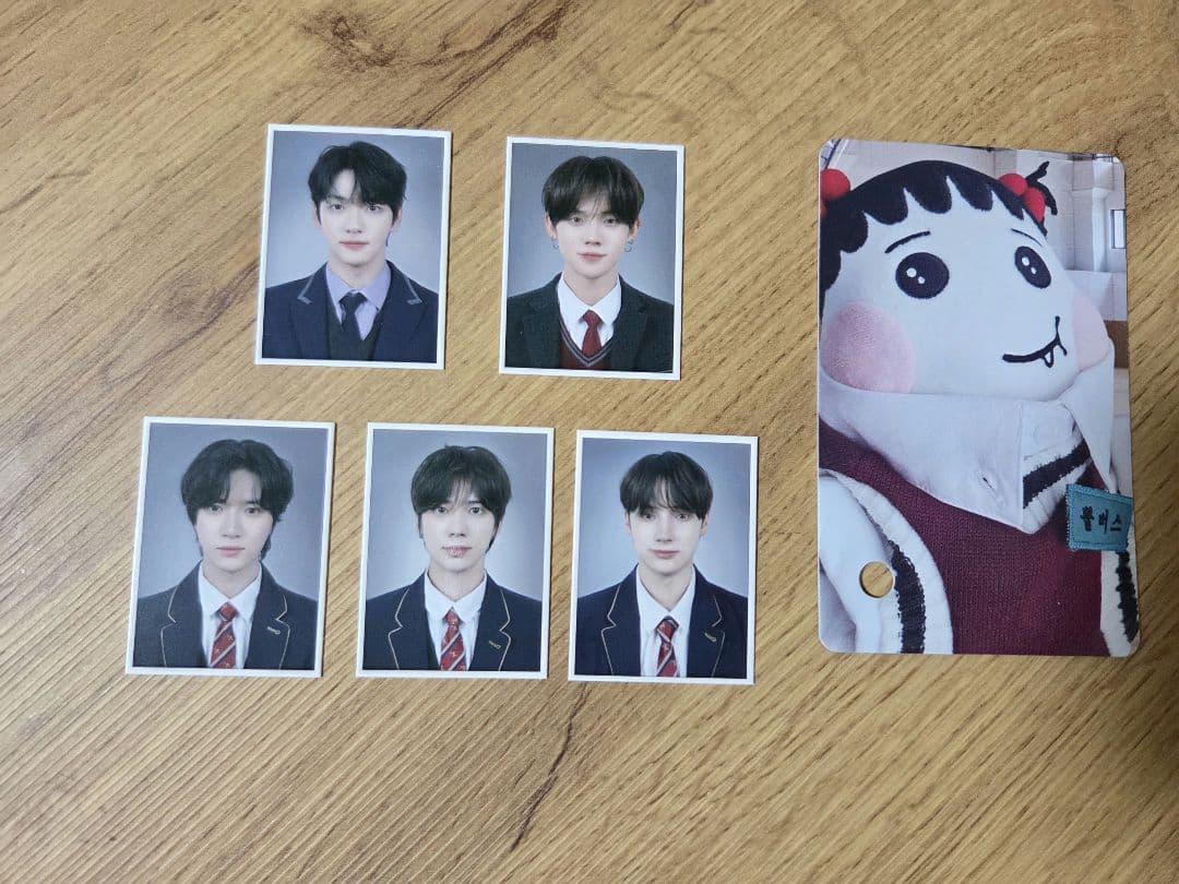 TXT﹝ACT : PROMISE﹞EP. 2特典FCプルバス５人証明写真トレカ