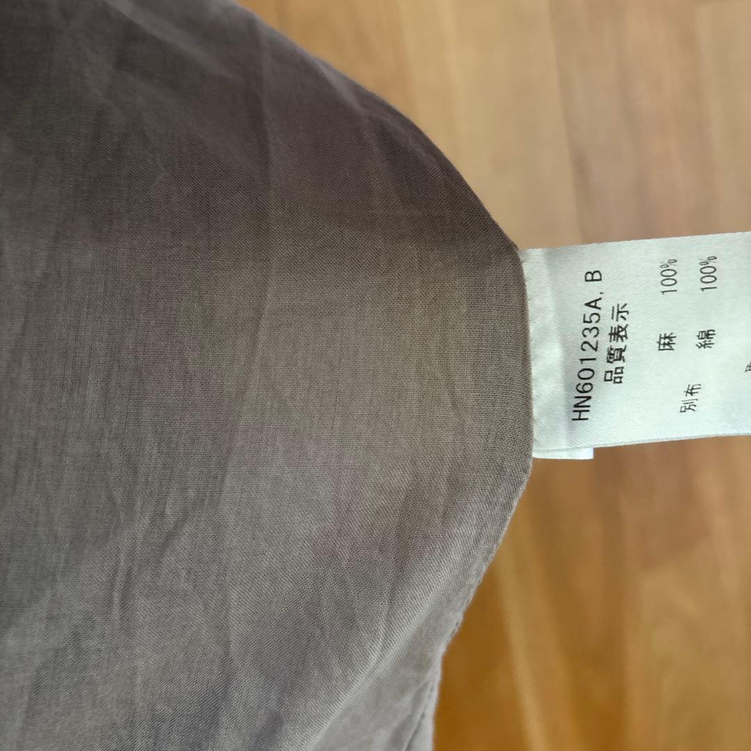 美品リネンパープルスカートichi Antiquite's(イチアンティークス)