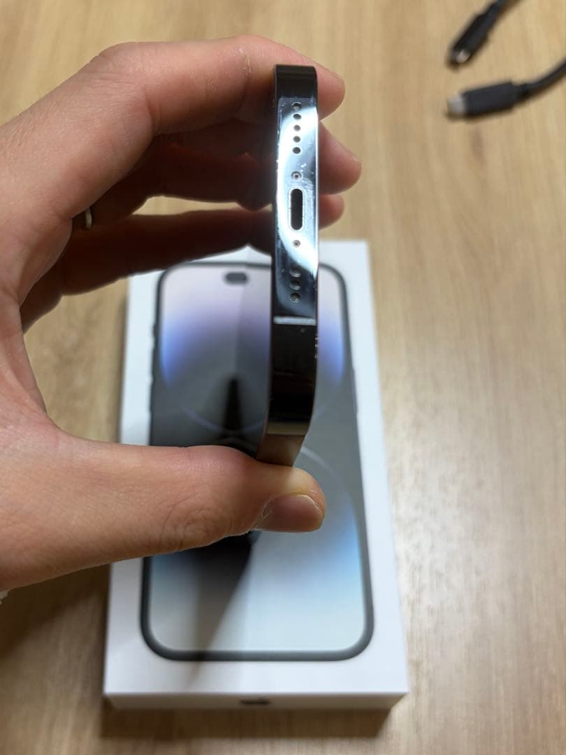 iPhone 14 Pro スペースブラック128GB 美品！！　iFace付き