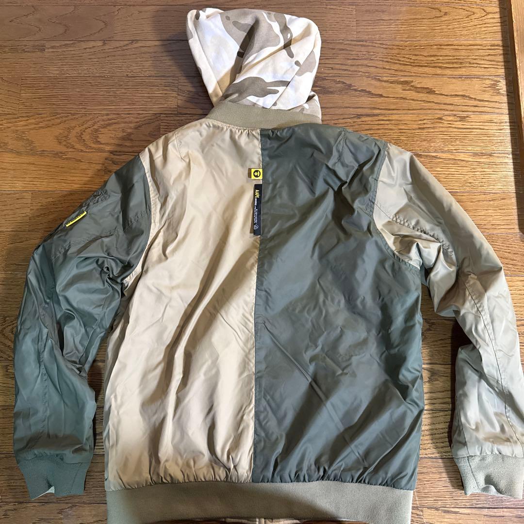 Aape カモフラージュパーカー　リバーシブル