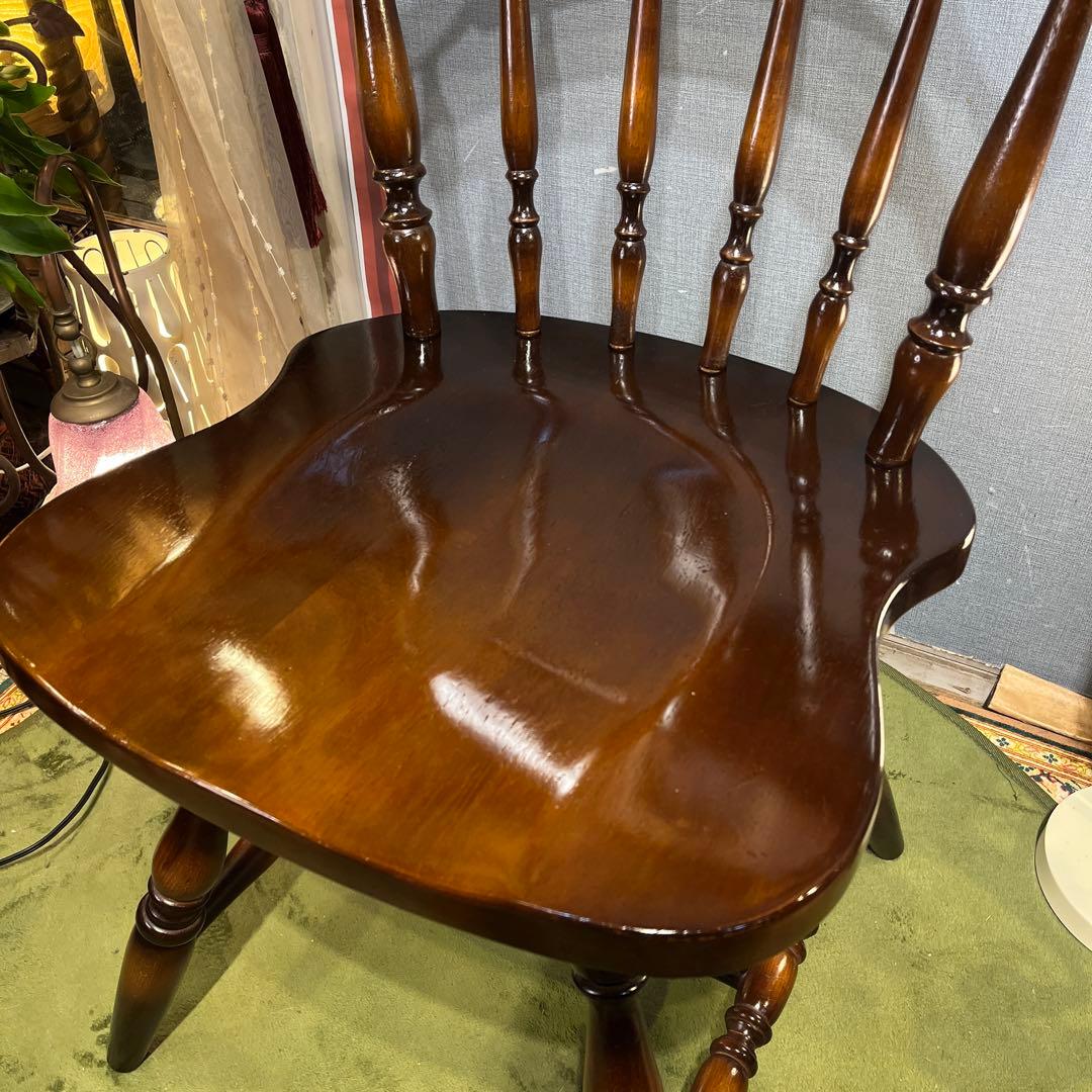 美品　80’s ヴィンテージ ３６０度回転　スピンドルチェア