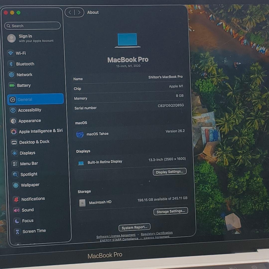 MacBook Pro 13インチ M1 2021 8GB 95% バッテリー
