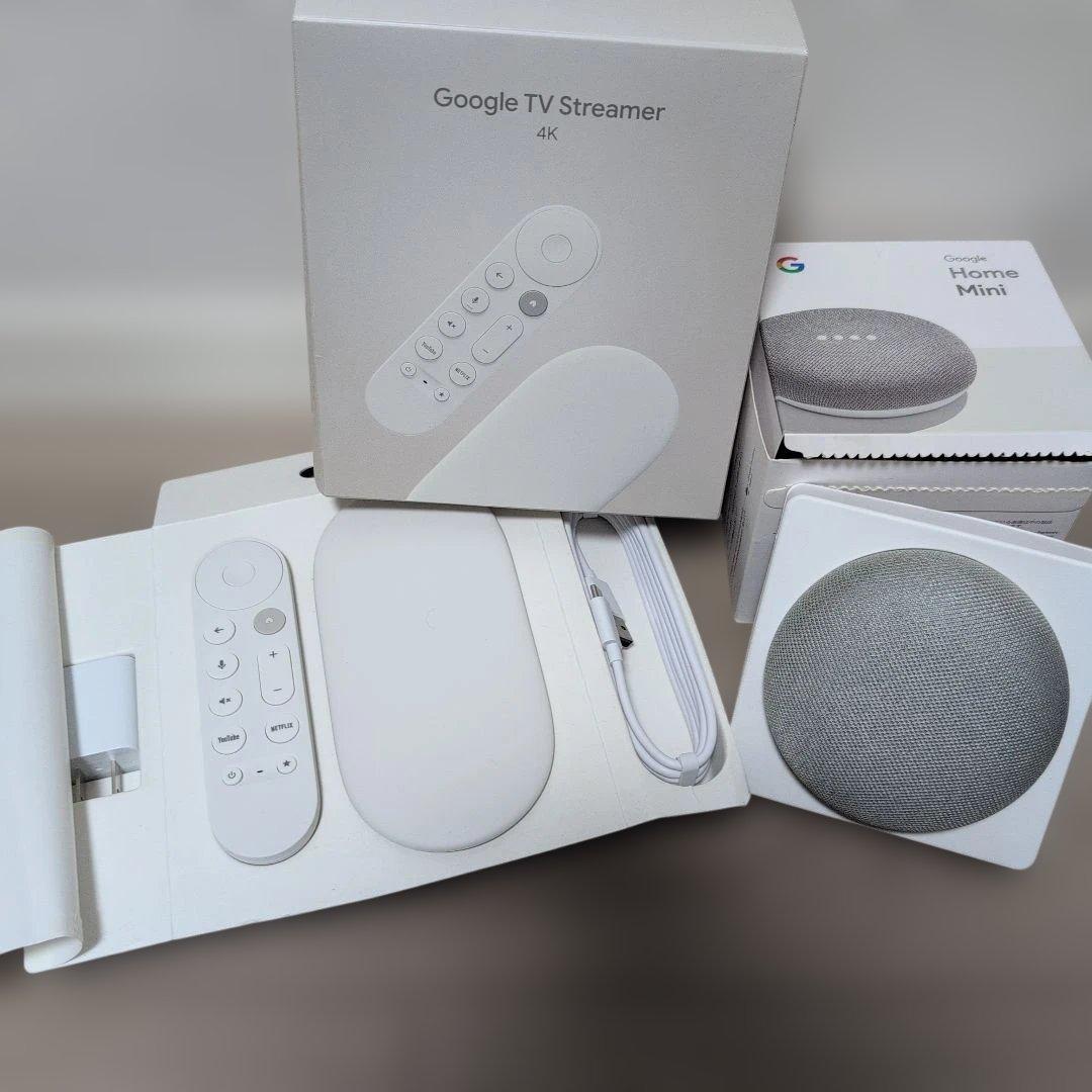 Google TV Streamer（4k）・Googleスマートスピーカー