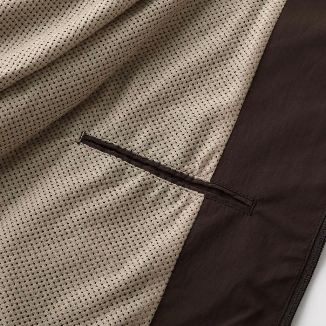 seesee ブラウン ナイロンジャケット セットアップ