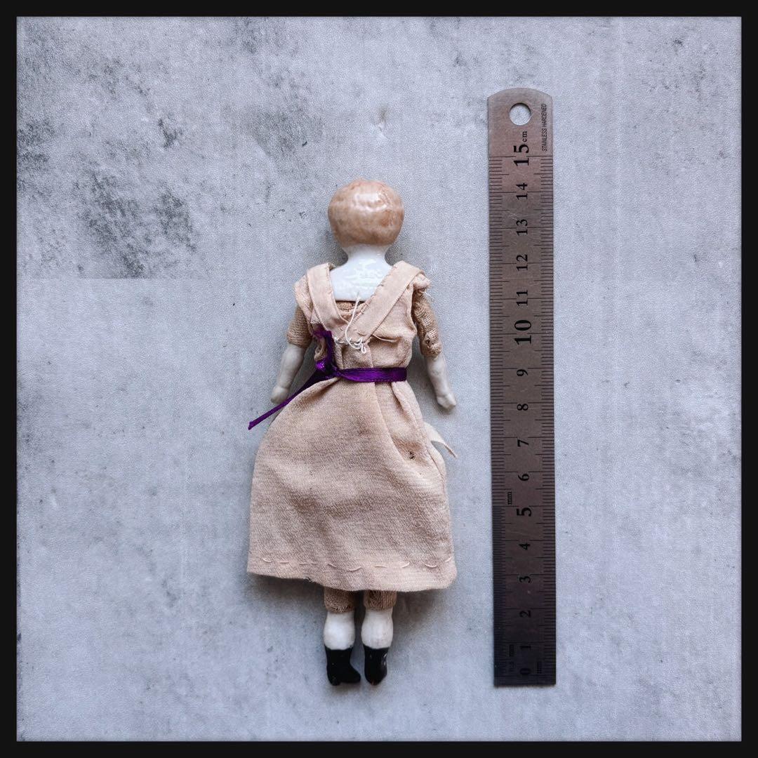 アンティーク 小さなブロンド　チャイナヘッドドール　 ビスクドール