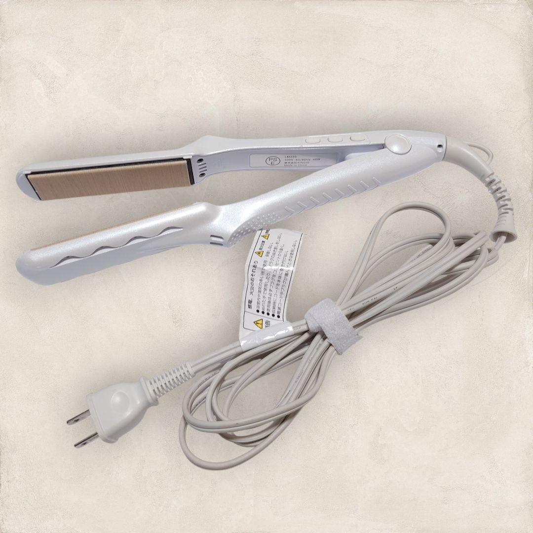 ✨美品✨ KINUJO ストレートアイロン パールホワイト LM-225