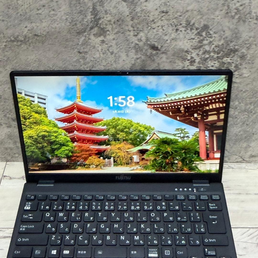 準美品☆SSD/軽量/オフィス/Windows11/黒/ノートパソコン