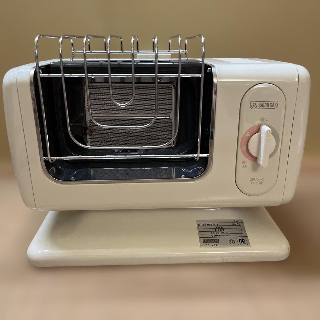 【新品未使用】リンナイ ガスストーブ R-483PMSⅢ 都市ガス用13A②