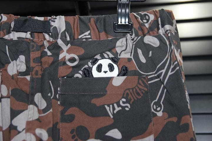 パンディエスタ 大きいサイズ XXL サーマルパーカ＋迷彩パンツ セットアップ