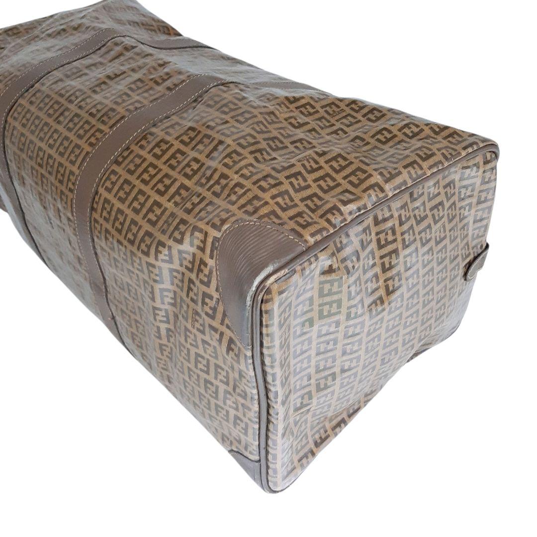 フェンディ　ボストンバッグ　ズッカ　ズッキーノ　トラベル　大容量　パテントレザー