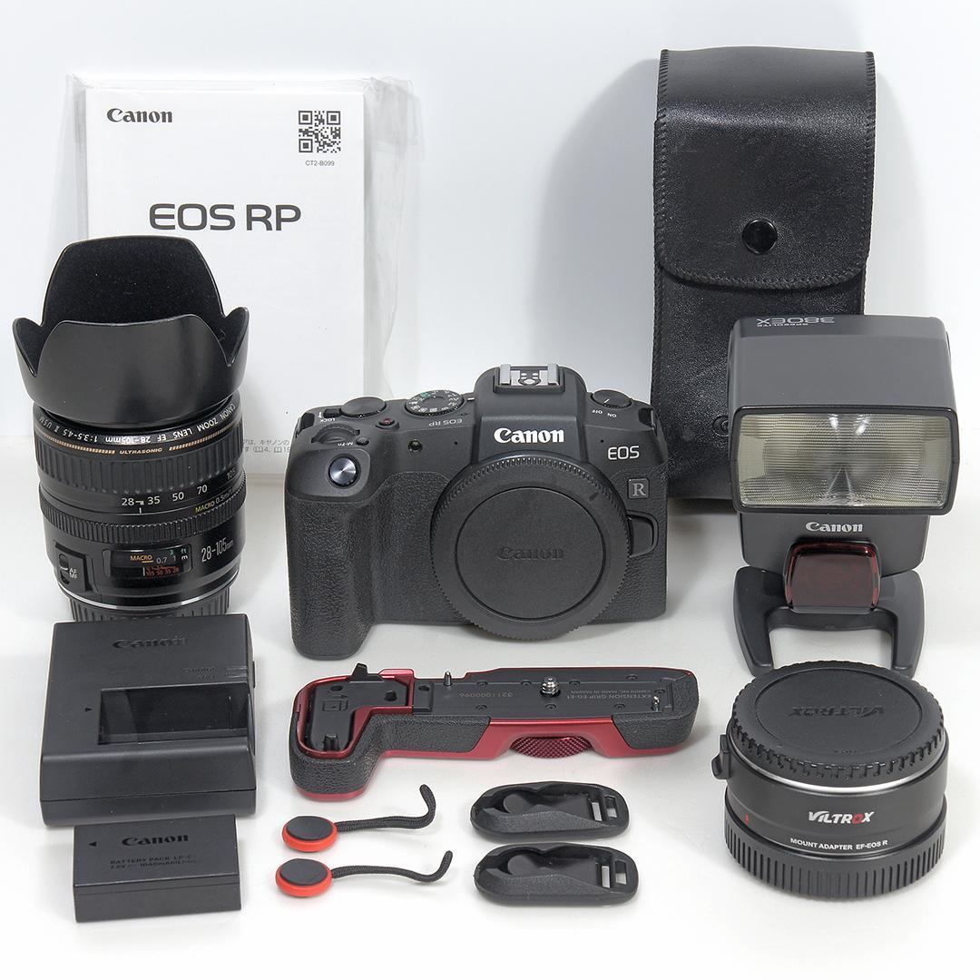 EOS RP＋Viltrox EF-Rアダプタ＋EF28-105mmⅡ∔ストロボ