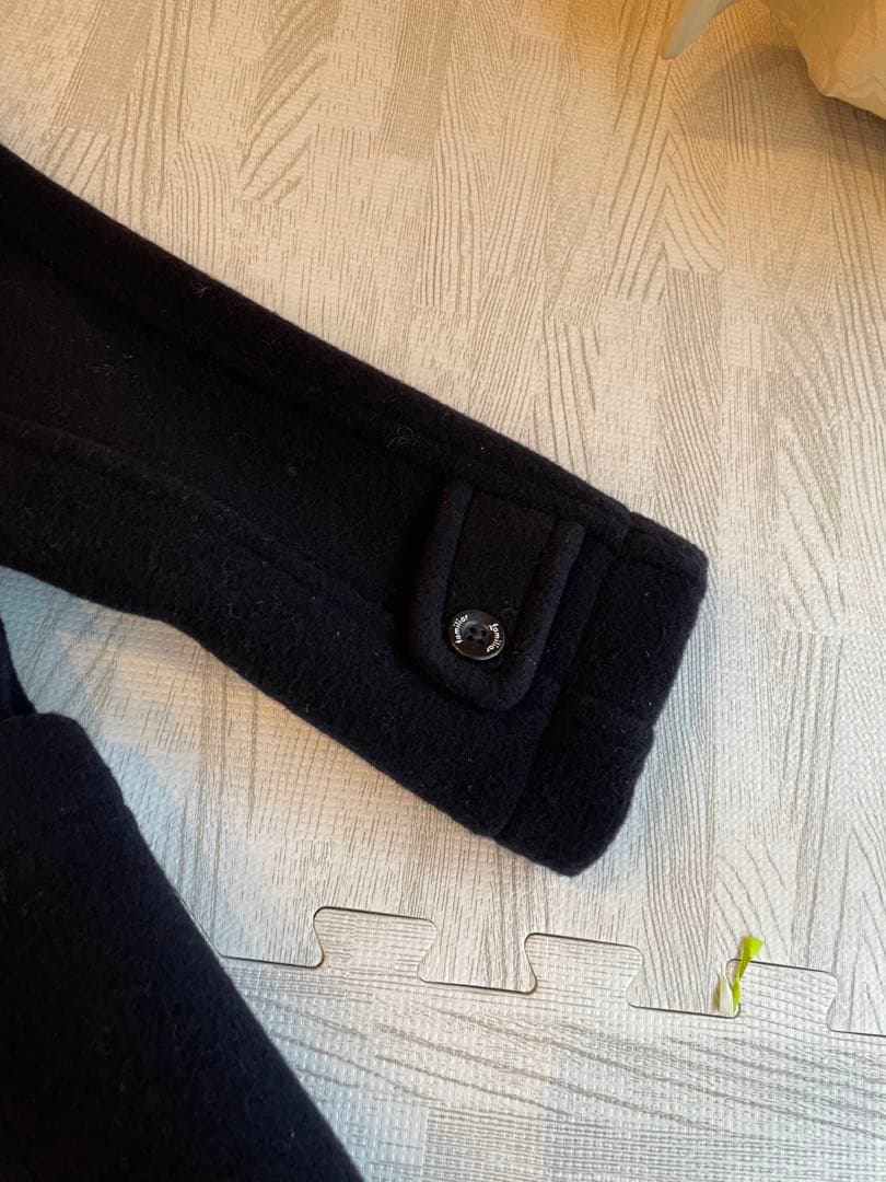 【未使用タグ付】familiar ネイビー ダッフルコート110cm