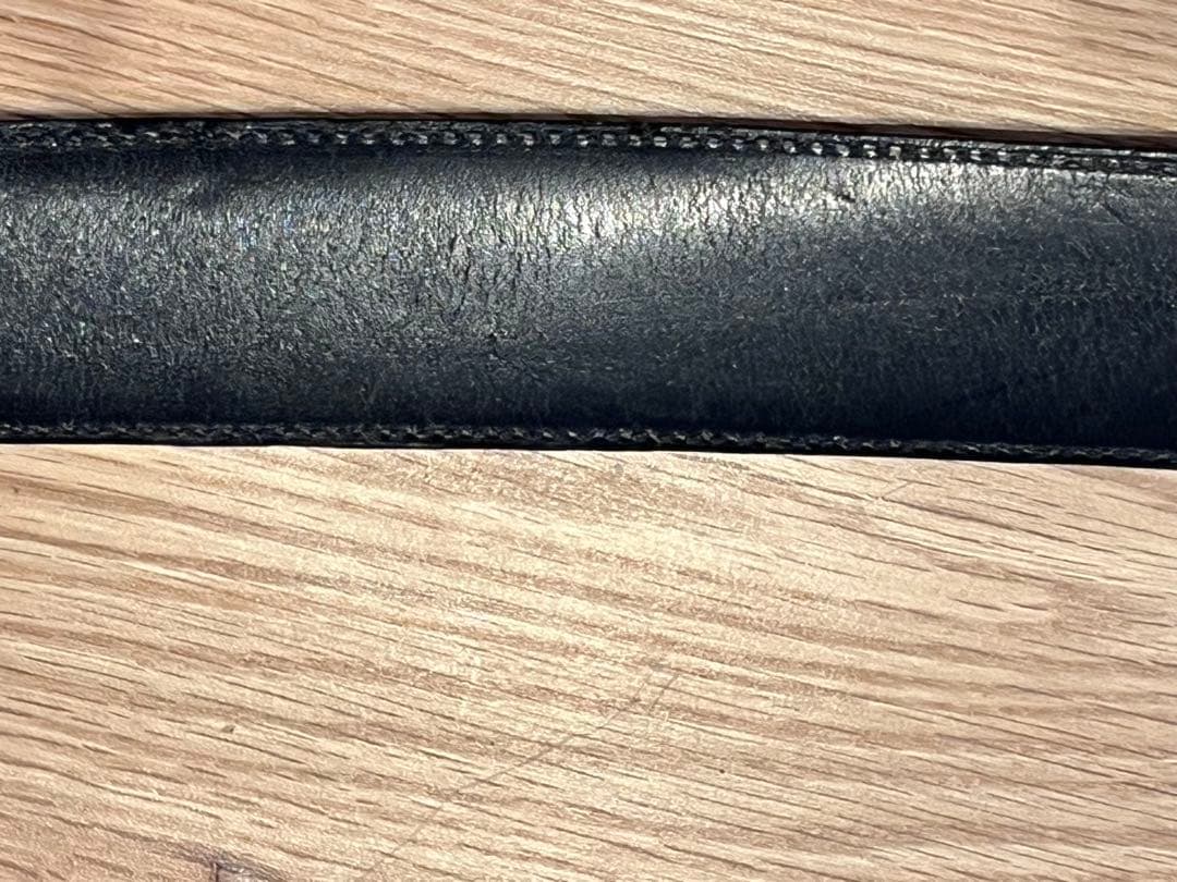 正規品　クロムハーツ　レザー ベルト 32インチ