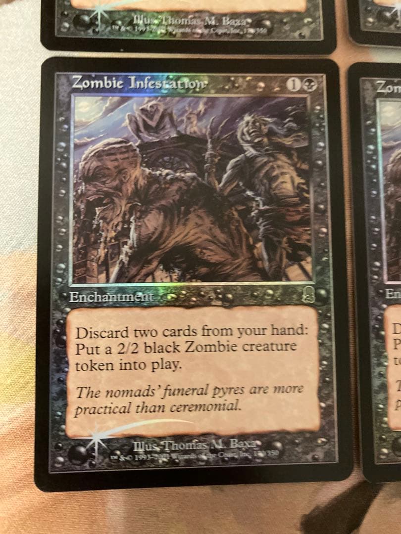 ODY ゾンビの横行 FOIL 日本語2枚 英語2枚 セット MTG プレモダン