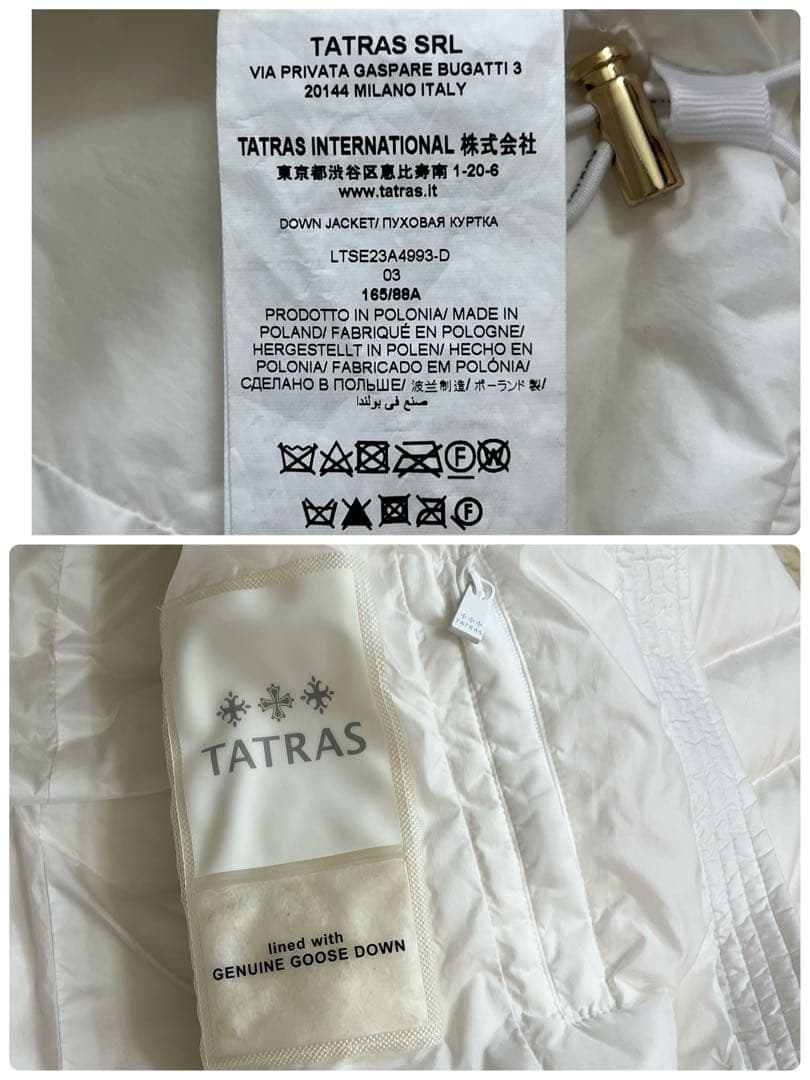 『極美品』TATRAS FOTI タトラス フォティー ダウンジャケット 03