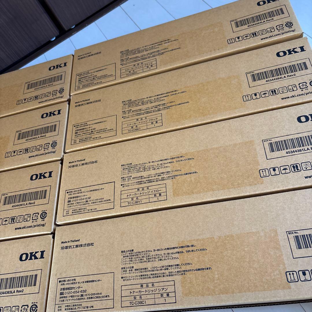 OKI トナーカートリッジ TC-C3BK1 C3BY1 C3BC1 C3BM1