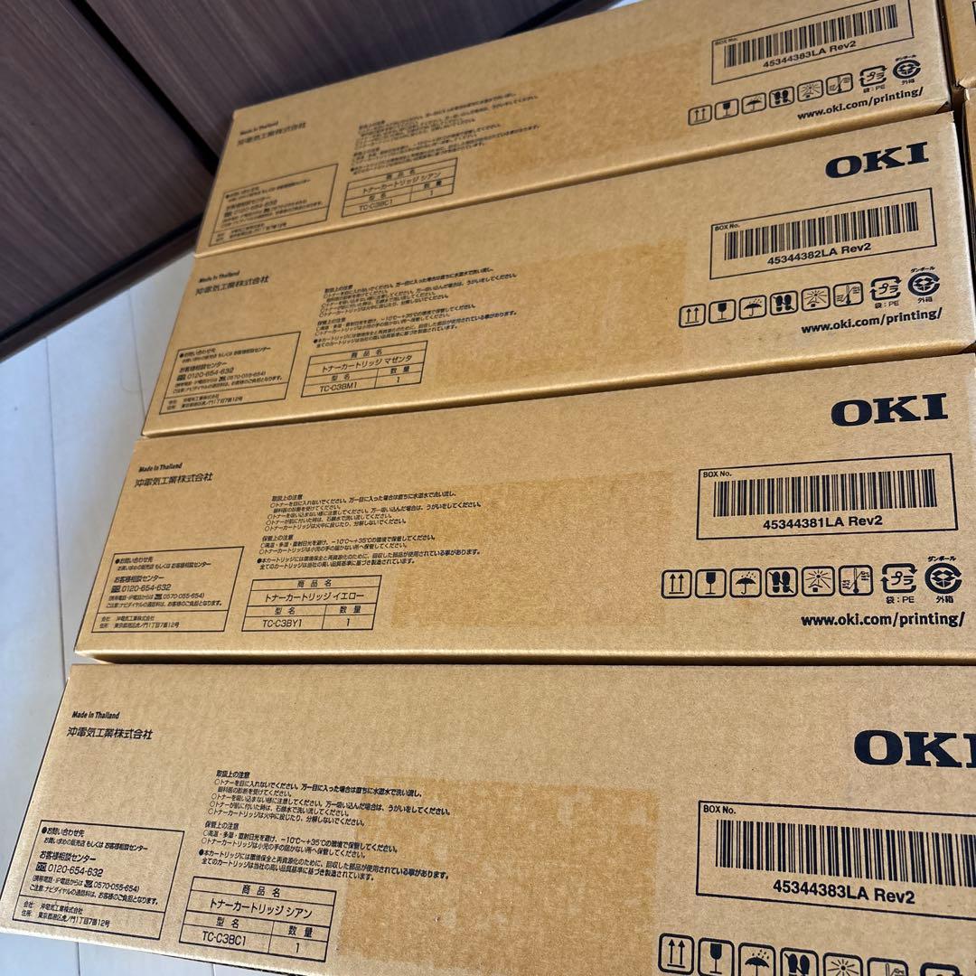 OKI トナーカートリッジ TC-C3BK1 C3BY1 C3BC1 C3BM1