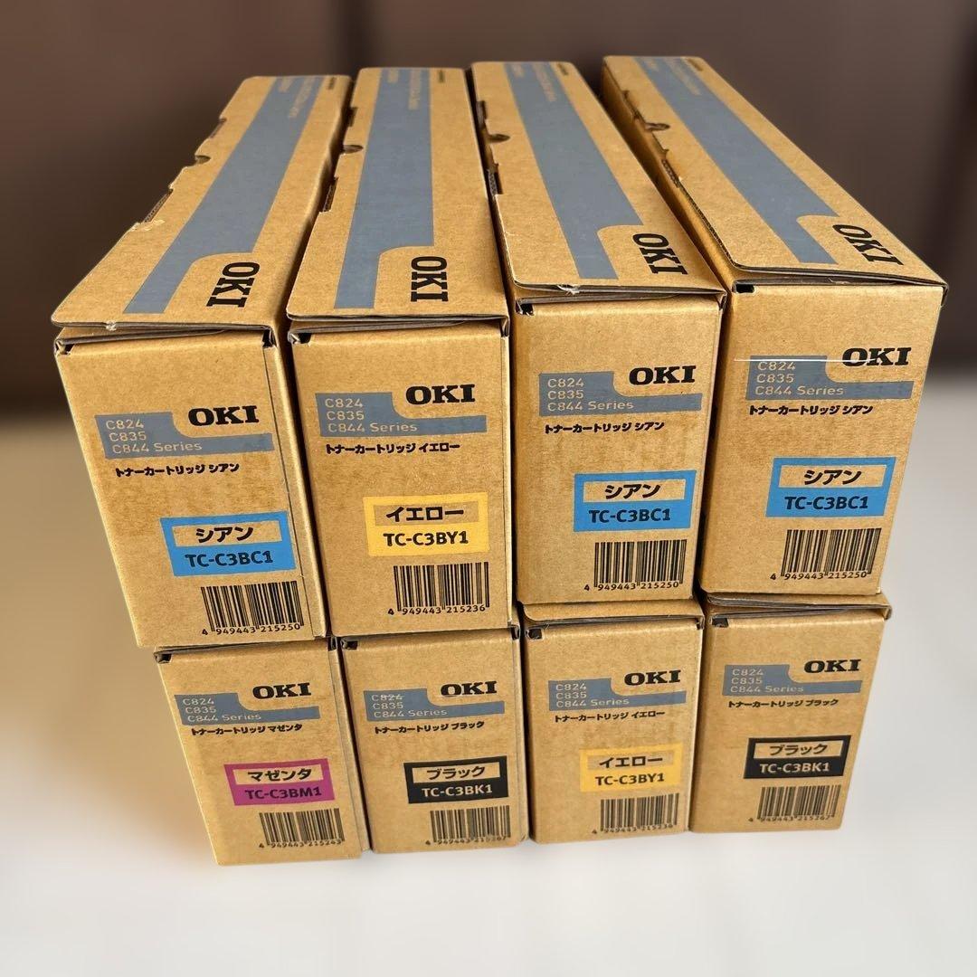 OKI トナーカートリッジ TC-C3BK1 C3BY1 C3BC1 C3BM1