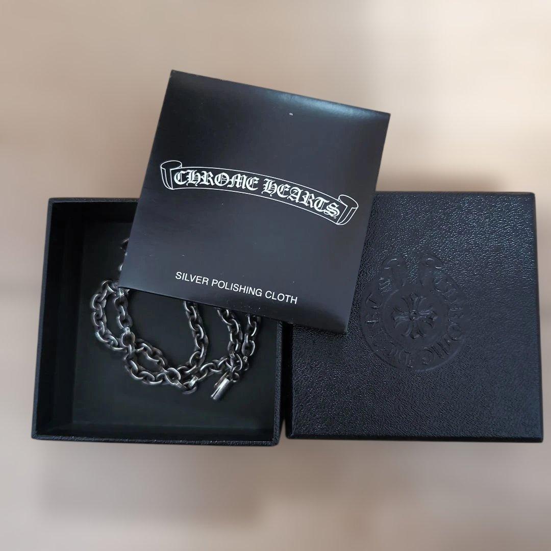 クロムハーツシルバー ペーパーチェーンネックレス ロブスタークラスプ