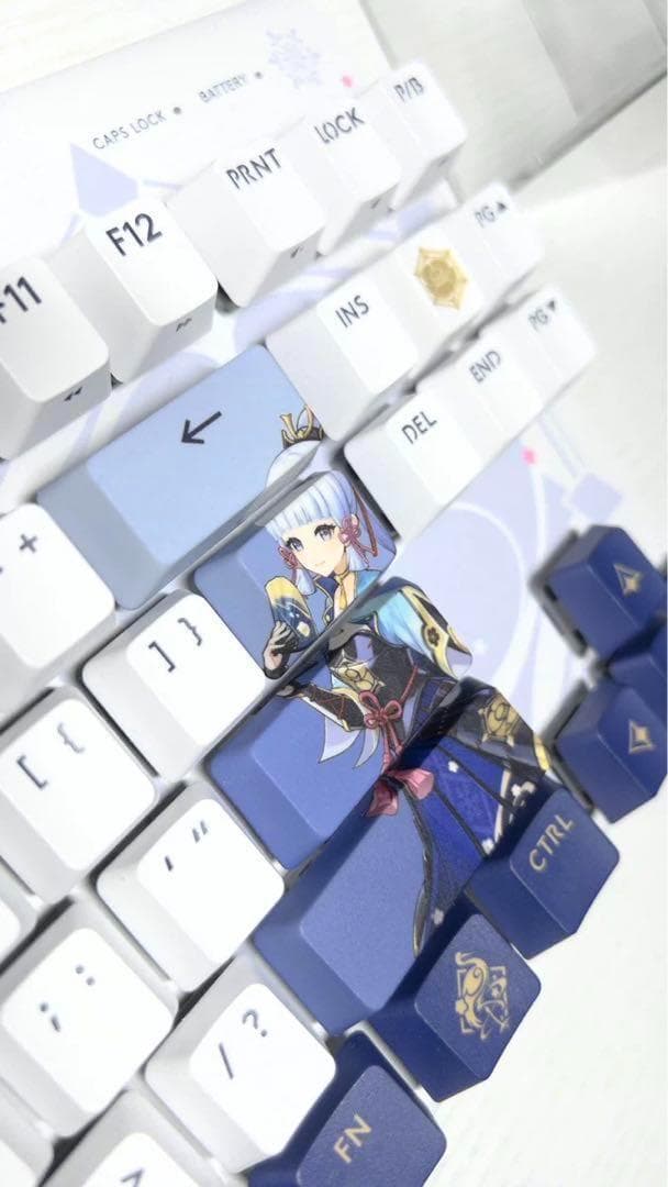 原神 Logitech G517 ワイヤレスゲーミング キーボード 神里綾華