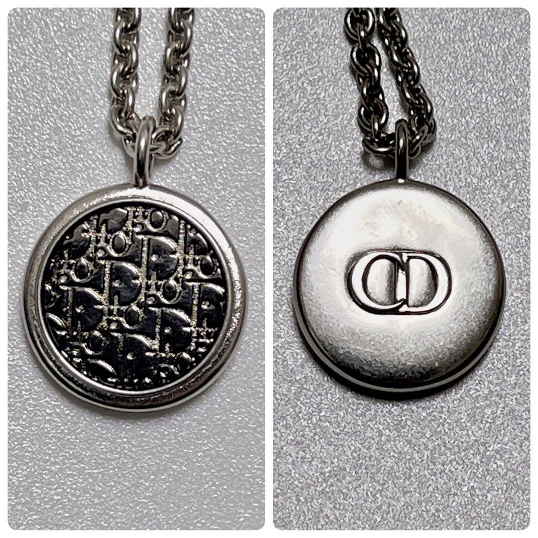 Dior ディオール　ペンダント　ネックレス　メンズ　オブリーク