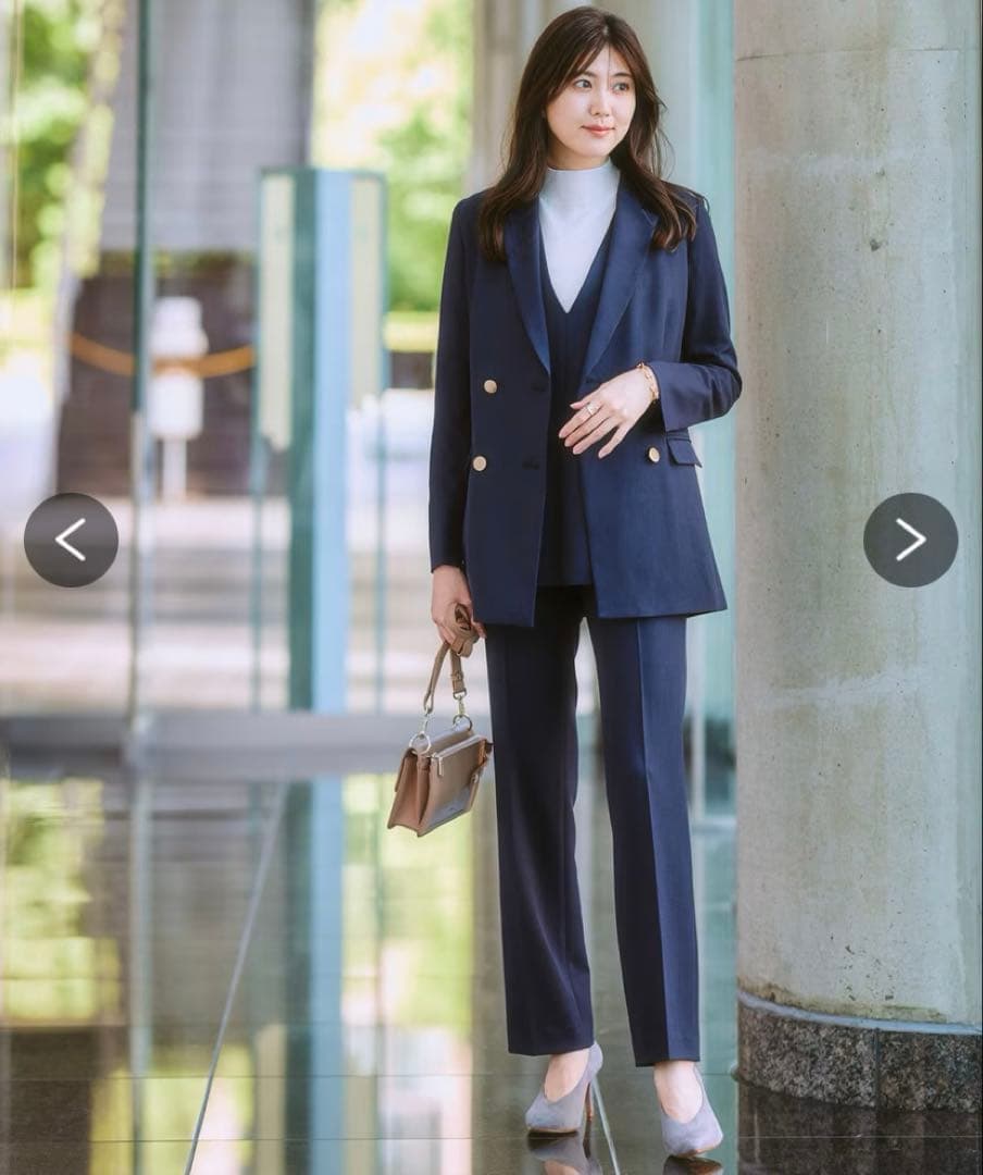 ✨極美品✨大きいサイズ【ニッセン】パンツスーツ　七五三　セレモニー　オフィス