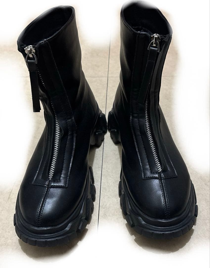 Knuthmarf unique sole boots ショートブーツ　黒 24