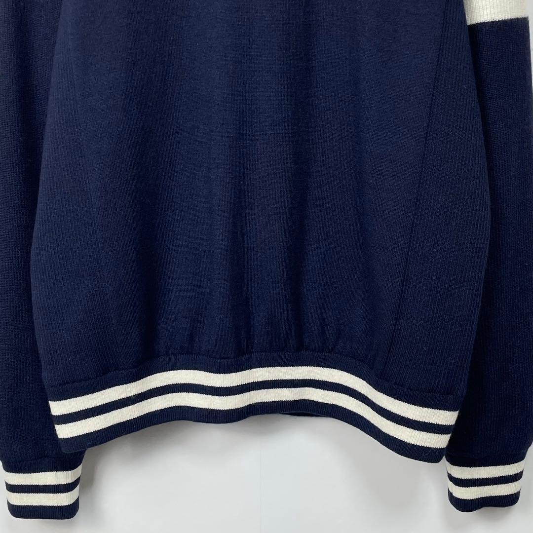 PEARLYGATES パーリーゲイツ　防風 防寒 ニットトレーナー　ネイビー