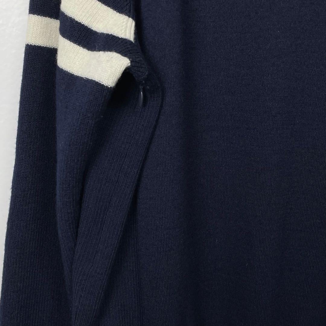 PEARLYGATES パーリーゲイツ　防風 防寒 ニットトレーナー　ネイビー