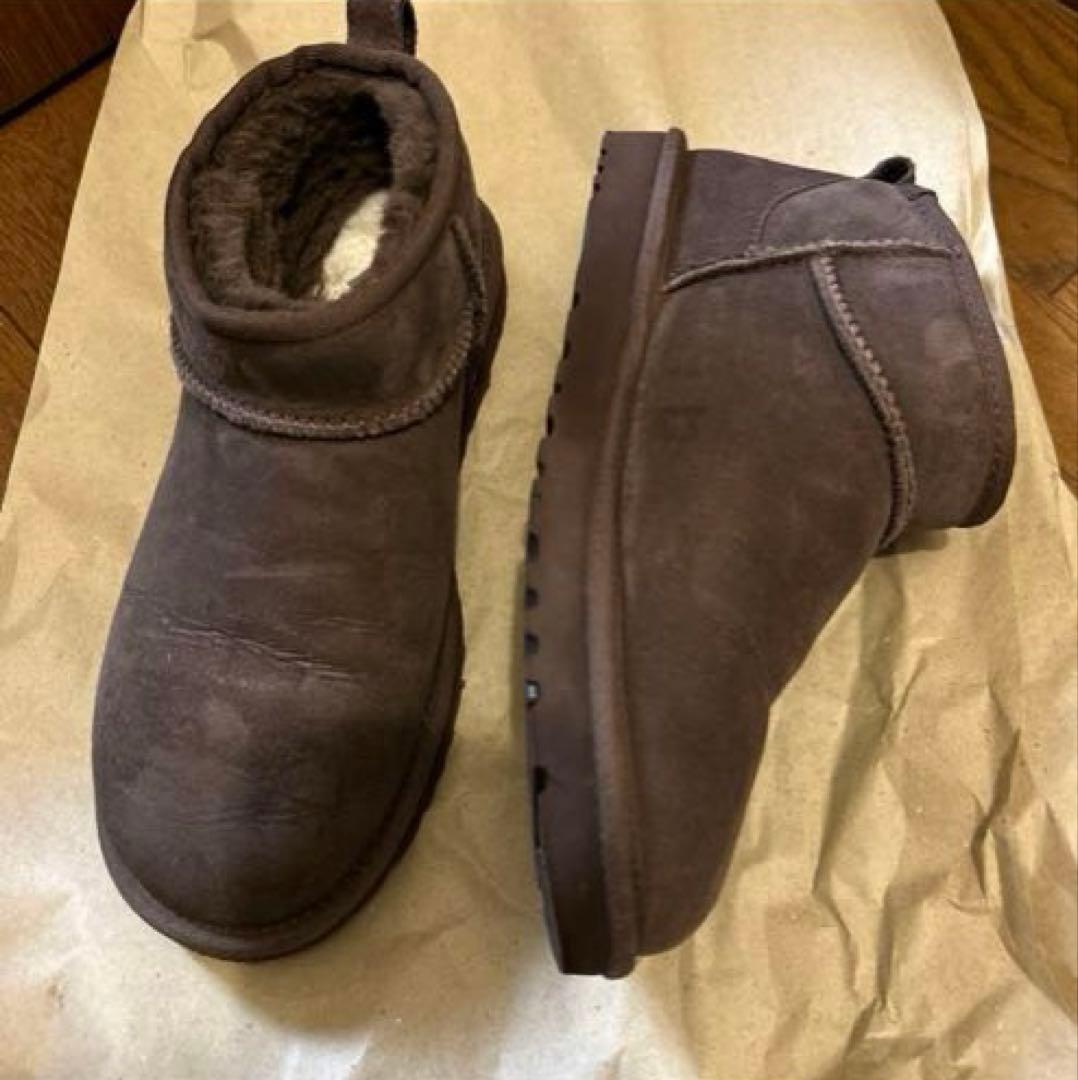 UGG ウルトラミニ　バーントシダー　26cm ブラウン　定価24,200円