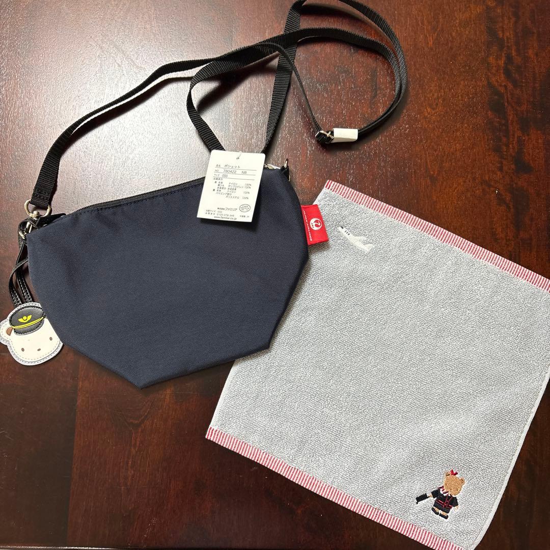 【新品未使用】ファミリアJAL舟形ショルダーバック新品