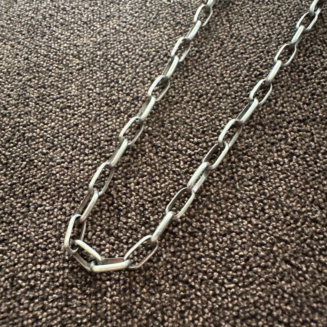 ナバホチェーン　60cm 燻し　シルバー925