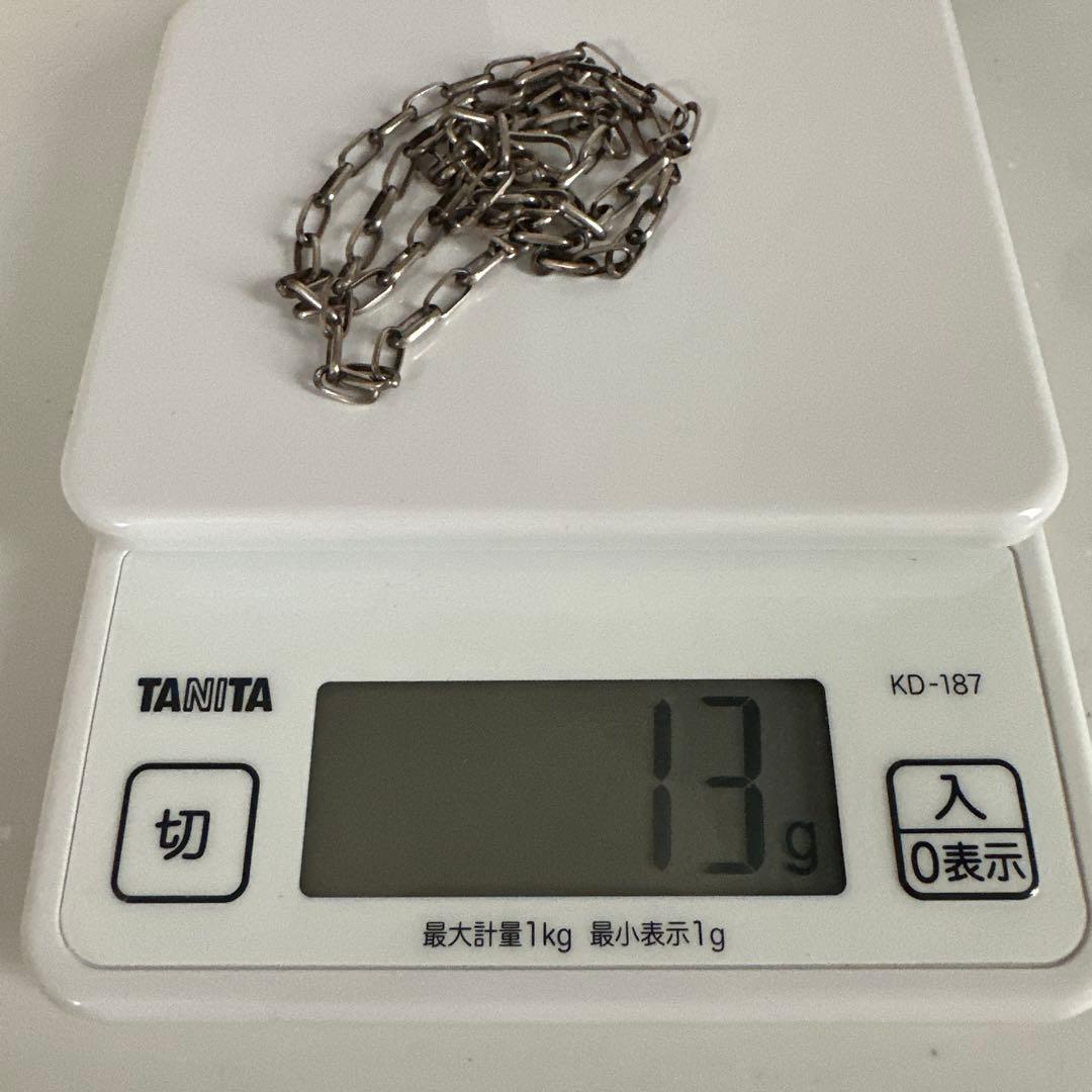 ナバホチェーン　60cm 燻し　シルバー925