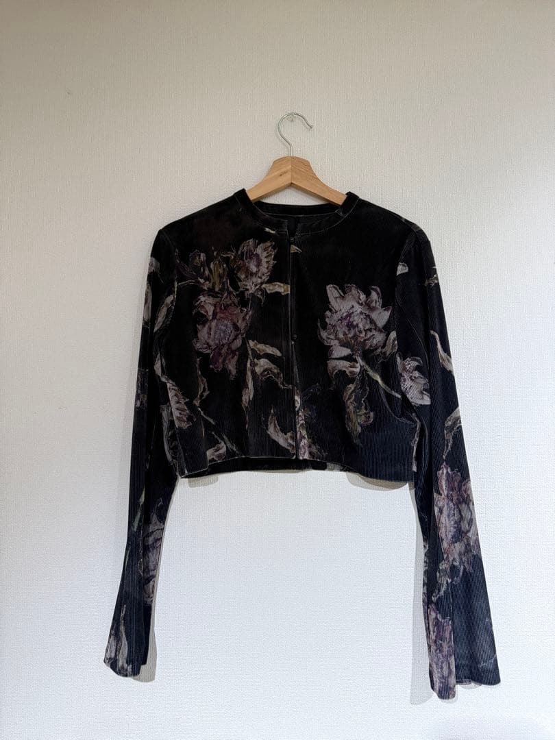 ワンピース DRY FLOWER VELOUR DRESS