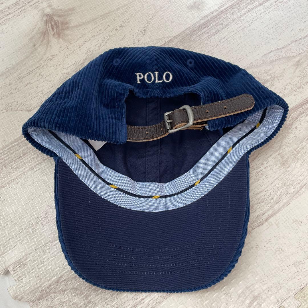Polo Ralph Lauren コーデュロイネイビー キャップ