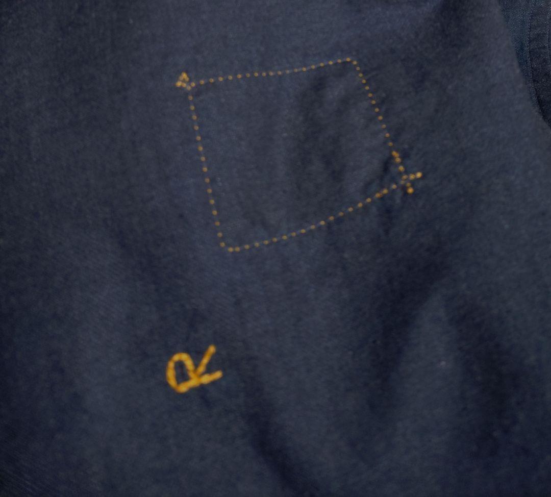 45R 二重織の908ローファーシャツ（インディゴ）