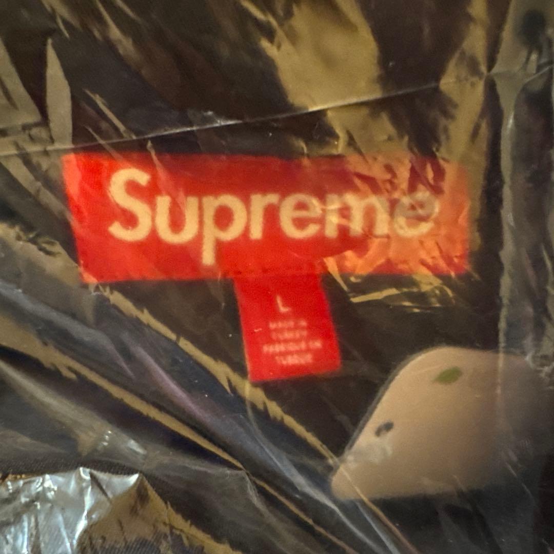 ジャケット・アウター Supreme Leather Yoke Puffer Jacket Black