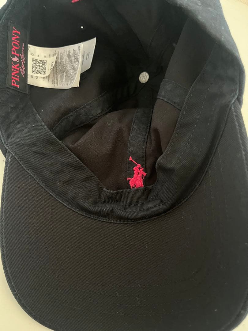 Pink Pony ツイル ボール キャップ Polo Ralph Lauren