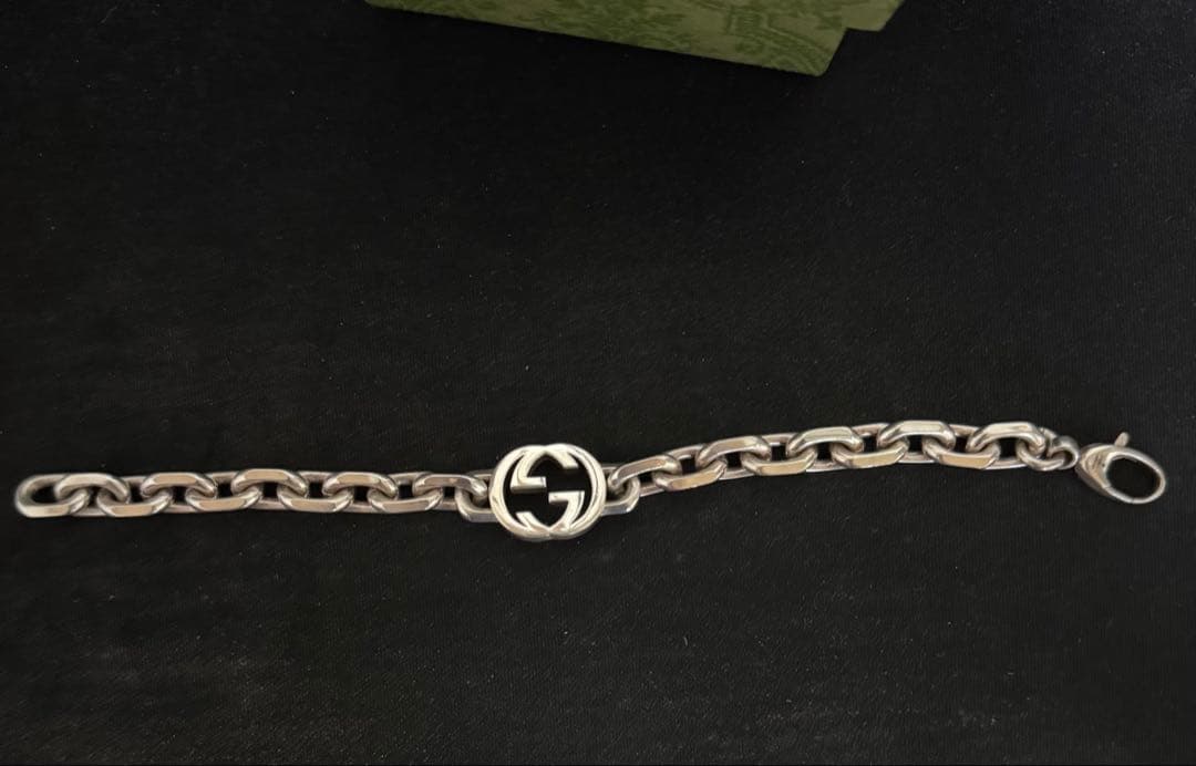 GUCCI インターロッキングブレスレット シルバー グッチ