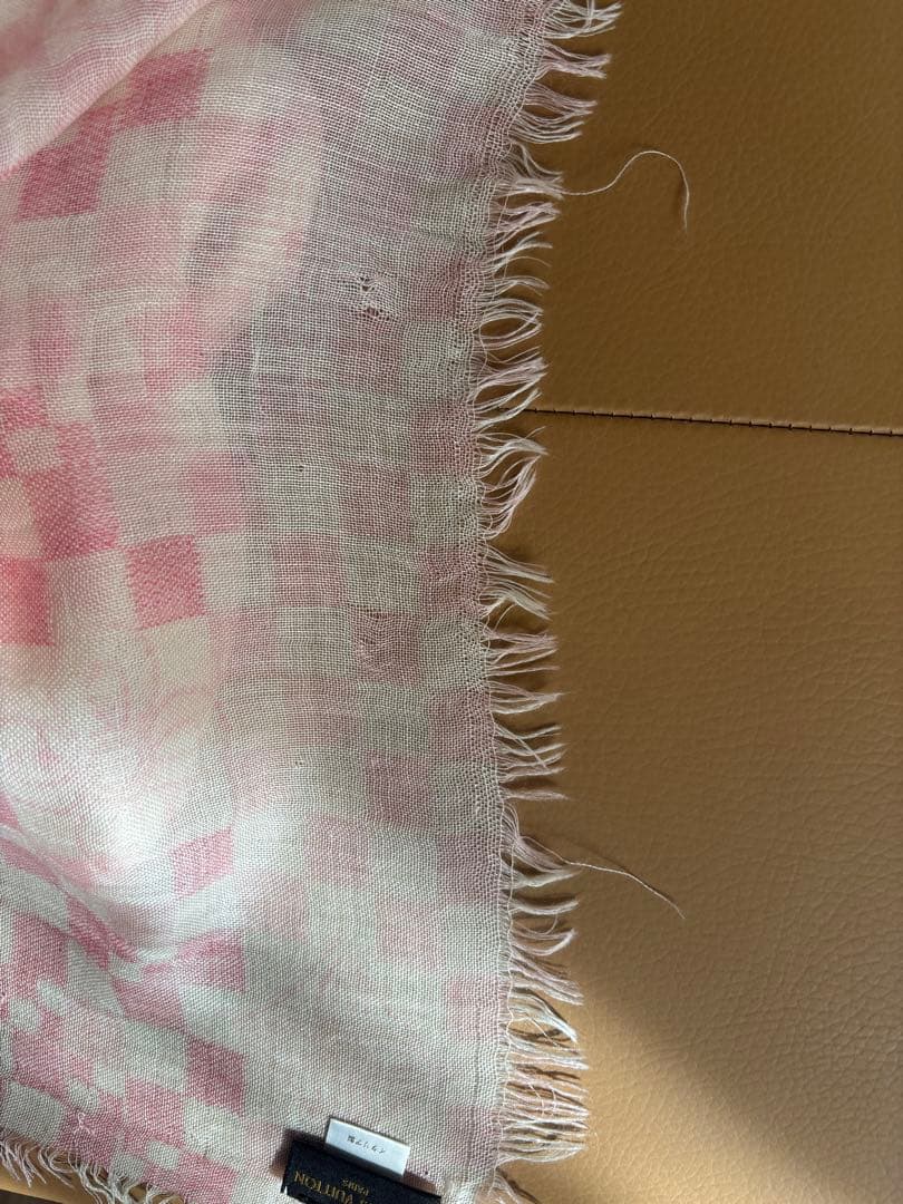 LOUIS VUITTON ルイヴィトン　ストール　ピンク　カシミア